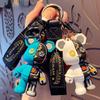 Cartoon Simple Mechanical Bear Cute Niche Doll Keychain Chain Bag Personalized Small Pendant Accessory Keychain Decorative Gifts