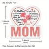 1pc Acrylic Sign Table Decor, to My Mom for All the Times I Forget to Thank You for All the Special & Little Things You Do, Desktop Decoration 