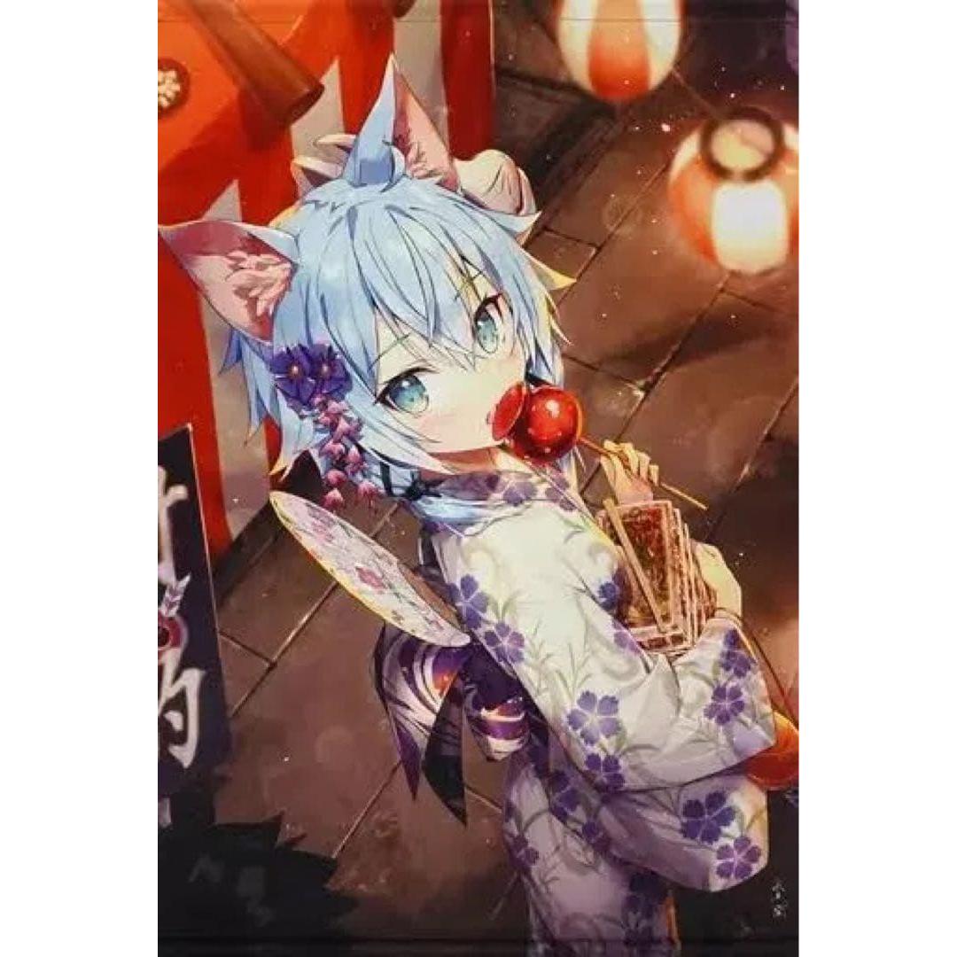 Sword Art Online Sinon Yukata B1 Tapestry