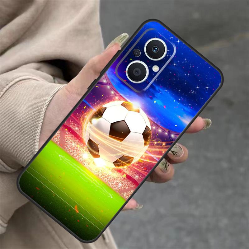 Football Soccer Ball Case For OPPO Reno 7 8 Lite 6 5 4 11F 10 Pro 8T 5Z 4Z OPPO Find X6 Pro X2 Neo X3 X5 Lite