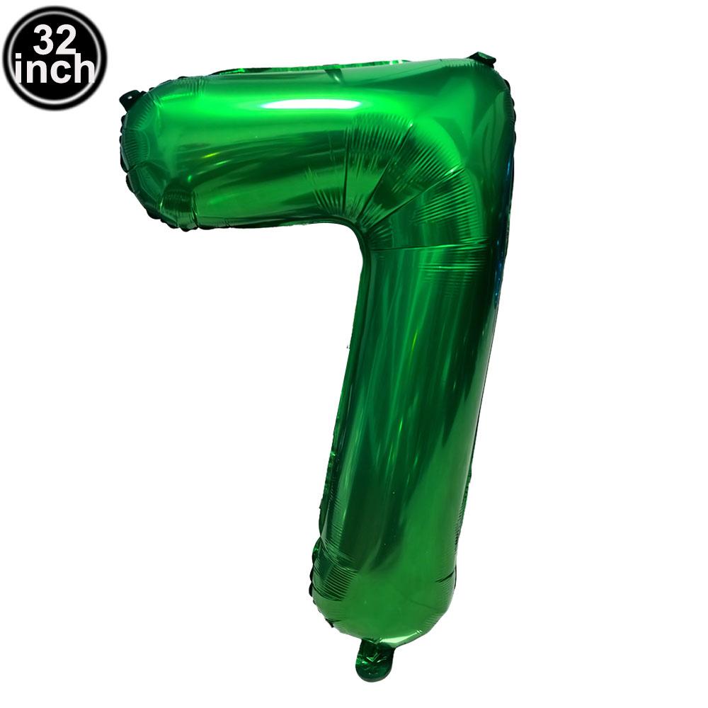 Multi Color Large Numbers 1 Balloon 32Inch 1 2 3 4 5 6 7 8 9 Birthday Ball Red Digit Bachelorette Balloons Figure Golob Balloons