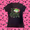 2KWEIRD Ästhetische Emo Y2k Oberteile Druck T-Shirts Oberteile Streetwear Gothic Harajuku Grafik Cooles Mädchen Hip Hop T-Shirt Vintage Oberteile Damen Kleidung