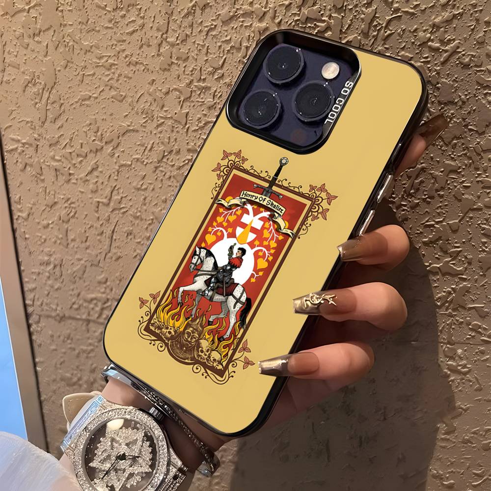 

KCD Kingdom Come Deliverance Phone Case For iPhone 16,15,14,13,12,11,Pro,XS,Max,Plus,Mini,SE Black Candy Matte Shockproof Cover iPhone16promax