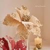 Christmas Style Simulation Flowers 25cm Length Christmas Tree Decorations  Wedding Decorations
