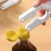 2Pcs Multi Bottle Opener Plastic Can Opener Water Bottle Gripper Jar Lid Remover Pull Tab Soup For Weak Hand Senior Elderly