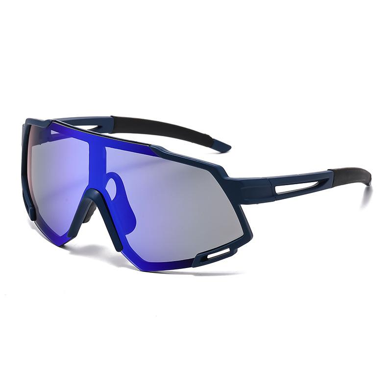 

New Outside Sports Glasses For Men And Women Colorful Sun Glasses Off-road Riding Glasses Wind-Resistant Sun Glasses 98393 Li Practical Use синий