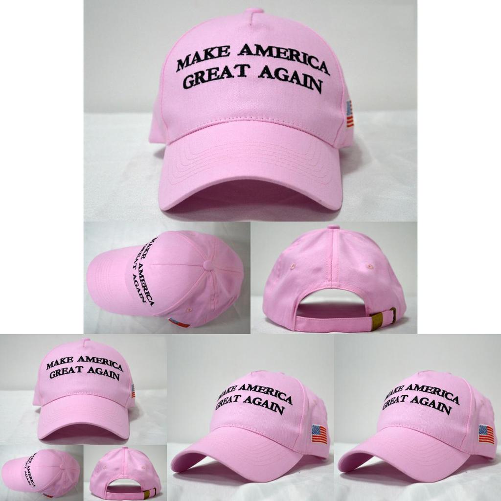 Great America Make Again Hat Donald Trump Us President Republican Cap Pink 2020