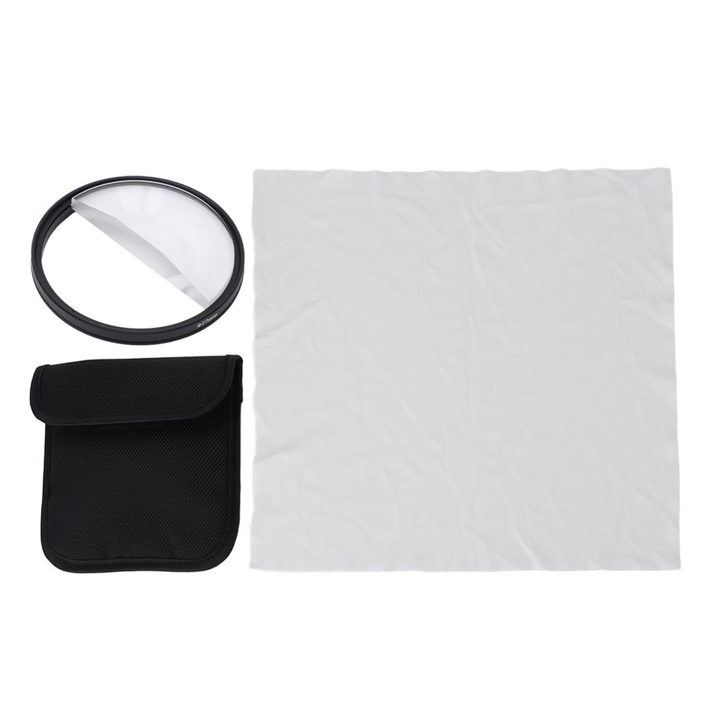 77mm Half Filter Optical Glass Aluminum Alloy Half Distortion Special Effect Camera Lens Filter for