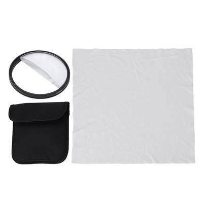 77mm Halb Filter Optische Glas Aluminium Legierung Halb Verzerrung Spezielle Wirkung Kamera Objektiv Filter für