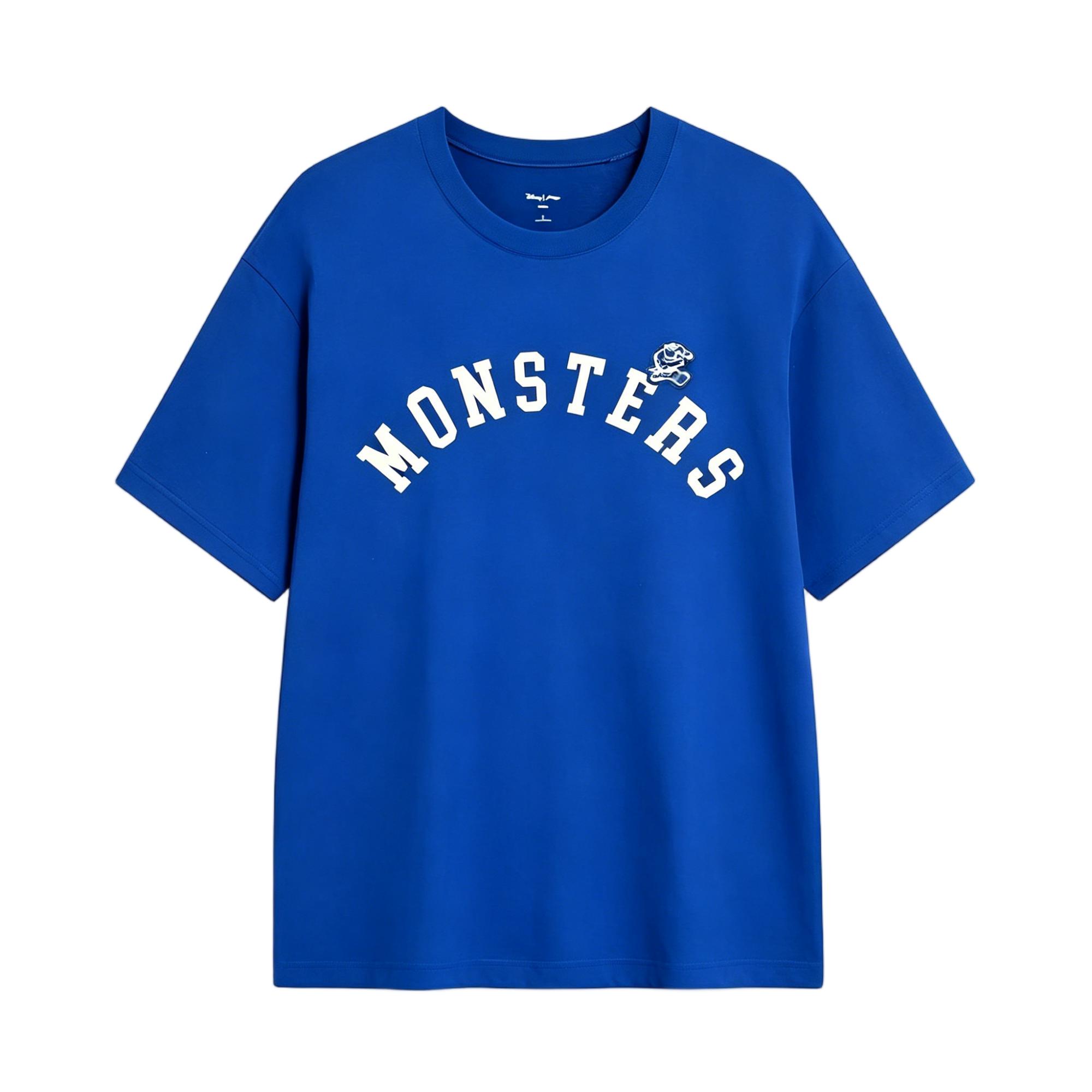 Li-Ning Disney Monsters University Summer Loose Versatile T-Shirt Men tops AHSU493-4 L