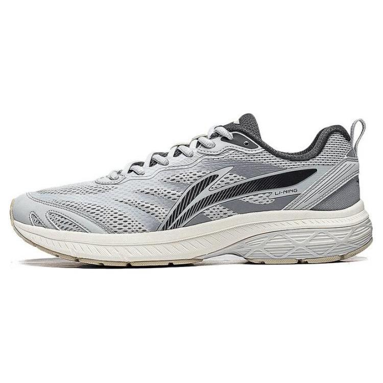 

Li Ning Rocking Chair Textile, Synthetic Leather Slip Resistant, Abrasion Resistant, Breathable Low top Running Shoes ARXT011-3 39