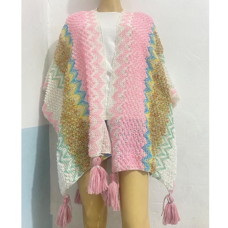Ethnic Shawl Cape for Travel - Women's Tibetan, Xinjiang, Qinghai, Yunnan Cloak Scarf 