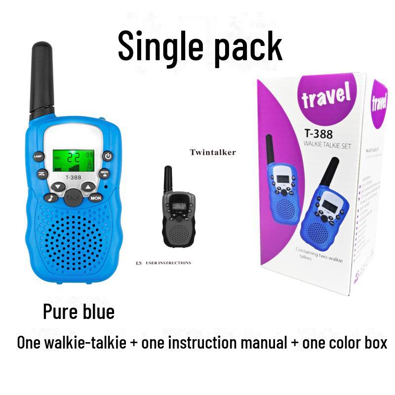 Children's Walkie-Talkie: Single Pack, 388 Channels, Ideal for Parent-Child Communication.