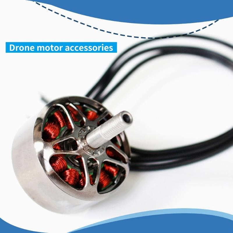 High Efficiency Drones Motor 2814 Series Precisions Bearings, Anodized Metal, 3-6S 730KV 830KV Power