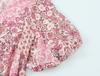2025 Spring Women's European & American Casual Puff Sleeve Print Dress