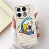 Soft Silicone TPU Matte Funda For Infinix GT 20 Pro / Infinix X6871 GT20Pro Phone Case Back Cover Astronaut Moon Night Painted