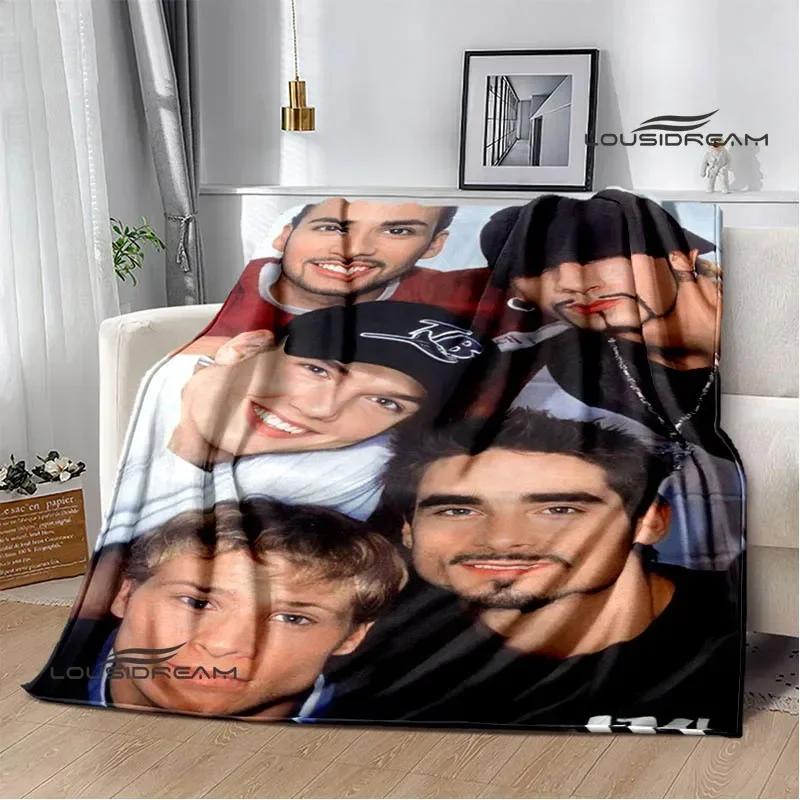 BSB Band Backstreet Boys Print Blanket Picnic Blanket Flannel Warm Blankets Soft Cozy Blankets Home Travel Blanket Birthday Gift