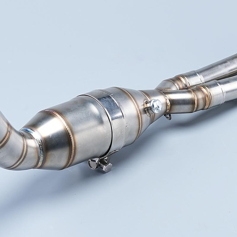 For Yamaha TMAX 530 560 TMAX530 Tmax560 17-23 Motorcycle Exhaust System Modify Stainless Titanium Alloy Slip On Front Pipe 51mm