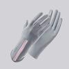 Women’s Ice Silk UV Protection Gloves, Touchscreen Breathable Summer Gloves, Anti-Slip Gloves for Driving Cycling