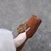 Vintage Floral Loafer With Pu Material For Casual Daily Wear Women