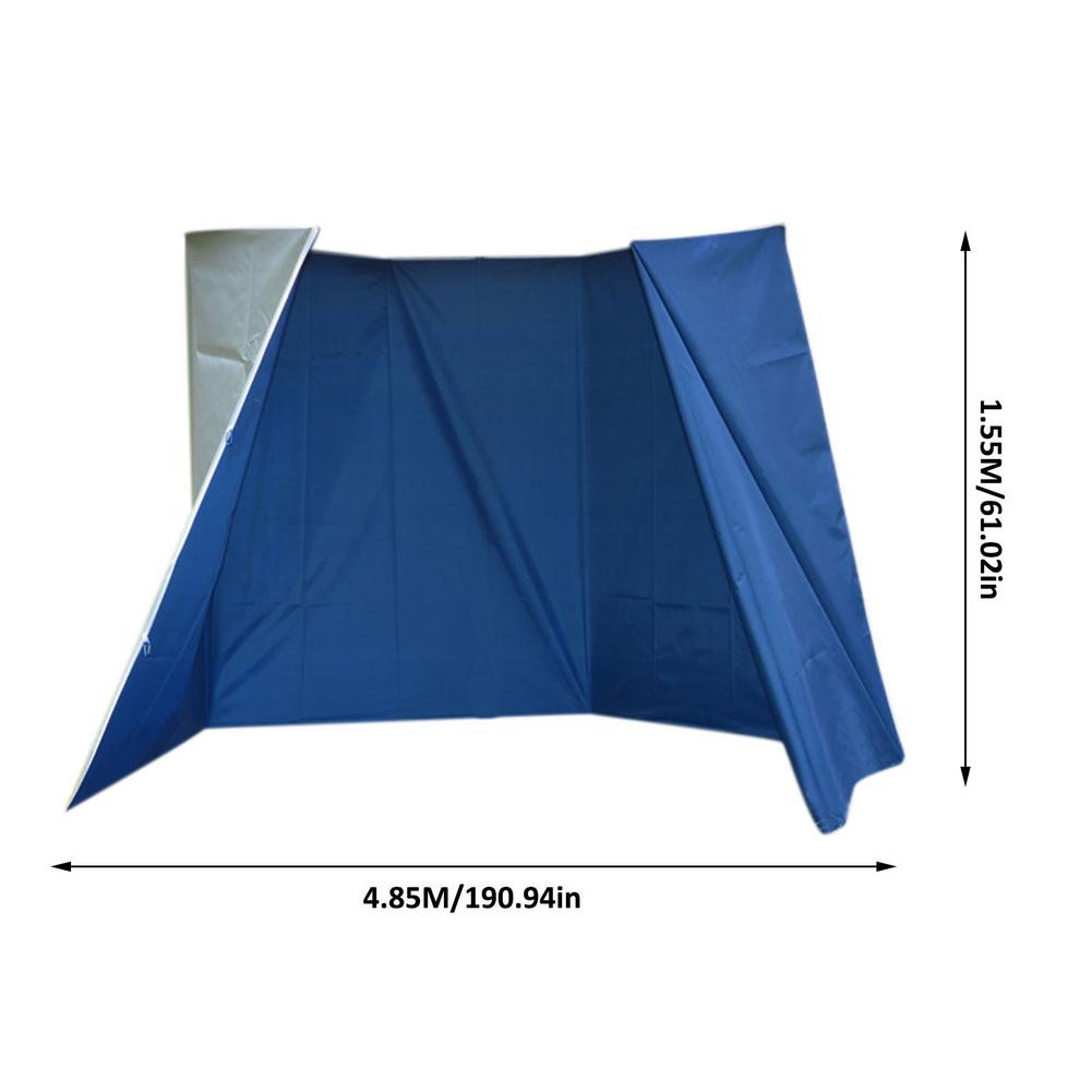 4.8m Rainproof Wall Tent Cloth Of Fishing Umbrella Folding Shade Cloth Beach Sun Protect Apron Outdoor Camping Equipment