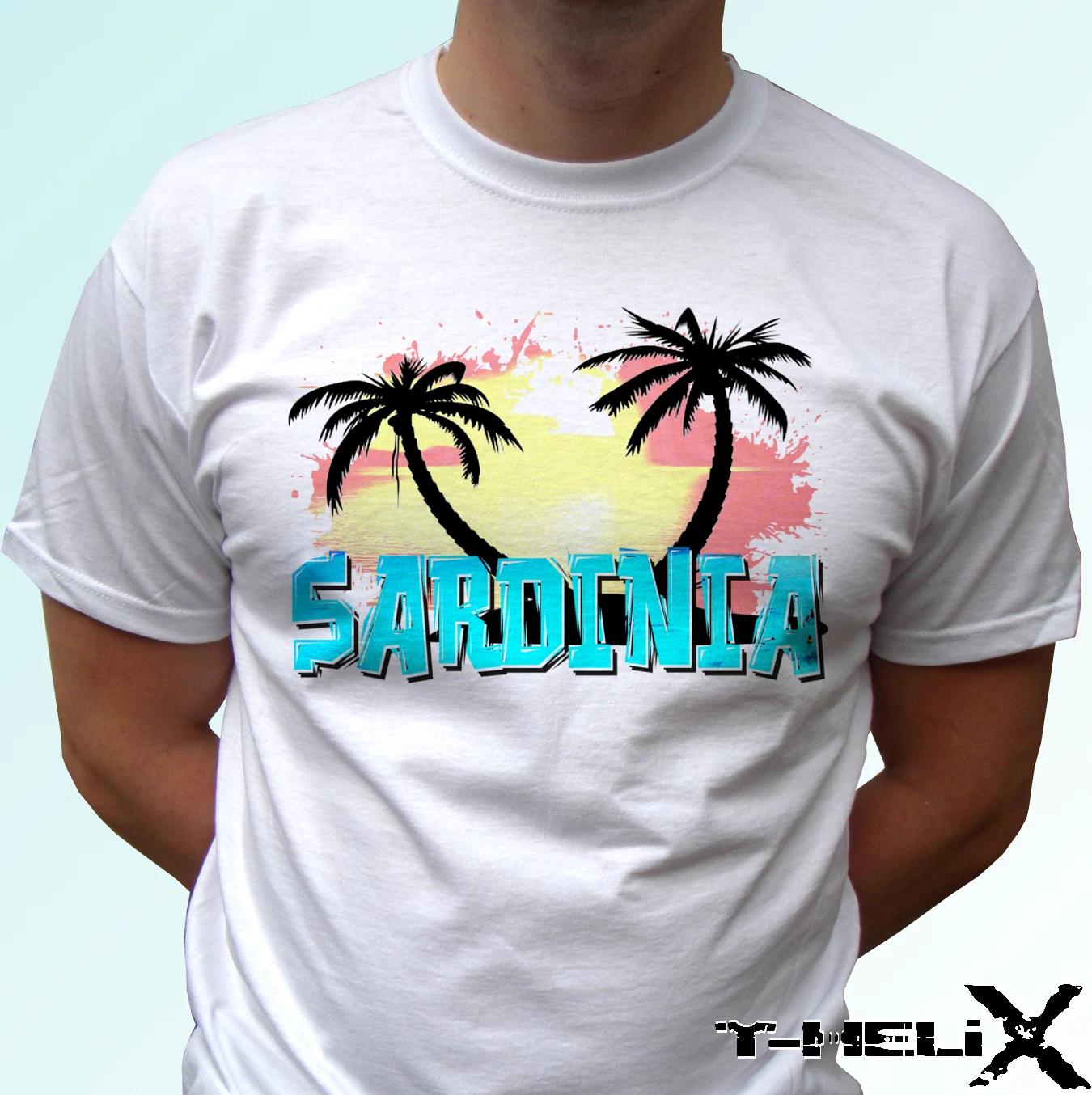 

Sardinia - white kids boys T-Shirt holiday top Italy country design - s & kids sizes 120