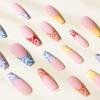Rainbow Wave Nail Art Stickers - Wearable, Finished False Nails