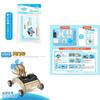 Children's Diy Wooden Science Wind-powered Small Car Model Kit Customizable Educational Toy