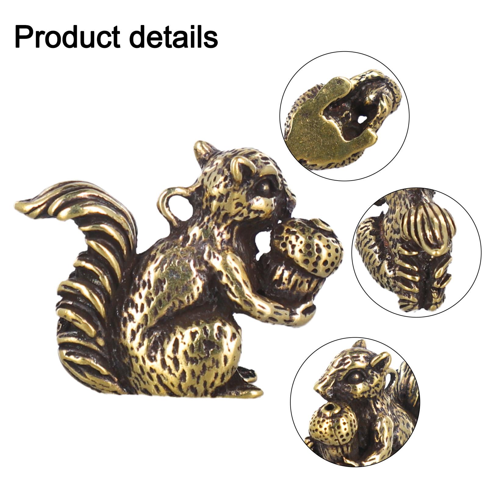 Brass Animals Bronze Ornaments Squirrel Brass Creative Delicate Indoor Or Outdoor Decoration Not Be Easily Damaged China Mainland