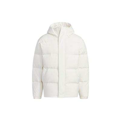 Letter Print Casual Outdoor Sports Hooded Down Jacket Unisex Jacket IV7563