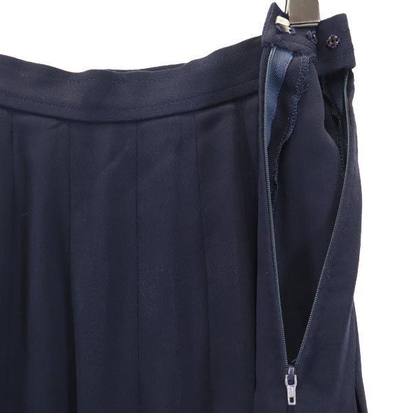 GIVENCHY 80s 90s Old Japanese wool blend Long length Pleated skirt Women Used