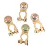 2Pcs M8 M10 Car Battery Terminal Wire Clamps Brass Positive Negative Top Post Connectors Battery Terminal Clips