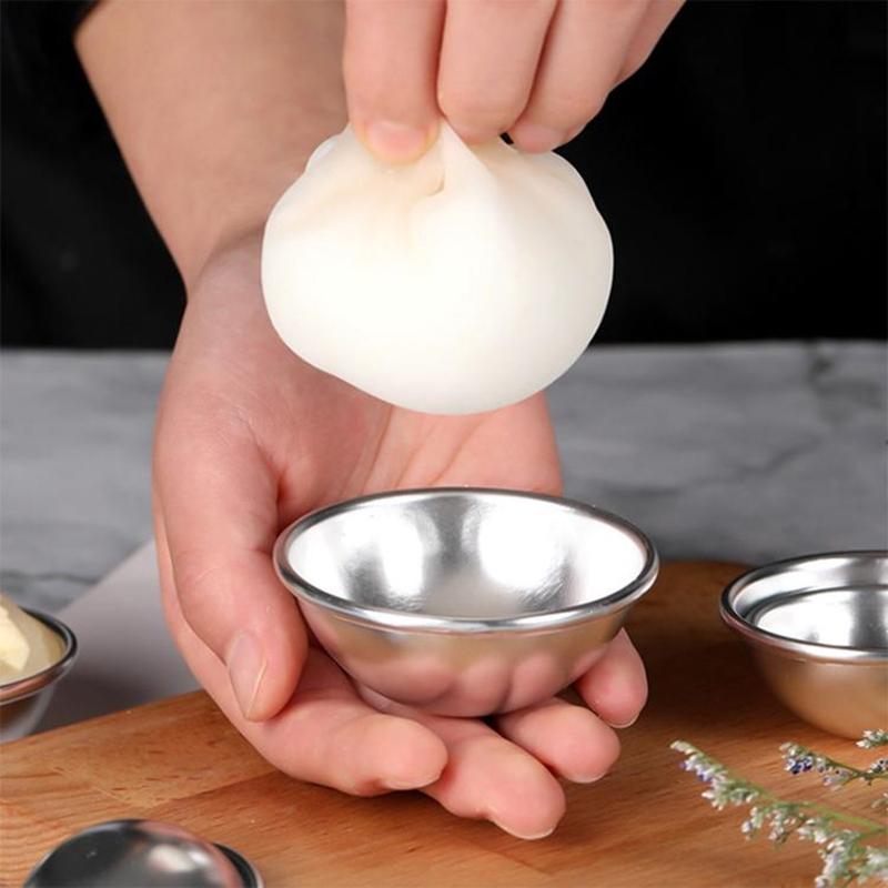 Practical Daifuku Dessert Bomb Mold Pan Tin Baking Cake Pastry Mould Snowball Mochi Mold 3D Aluminum Ball