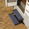 Adjustable Motorhome Step Protector Mat for Custom Fit on Various Pedals with Anti Slip Rubber Base and Reflective Safet