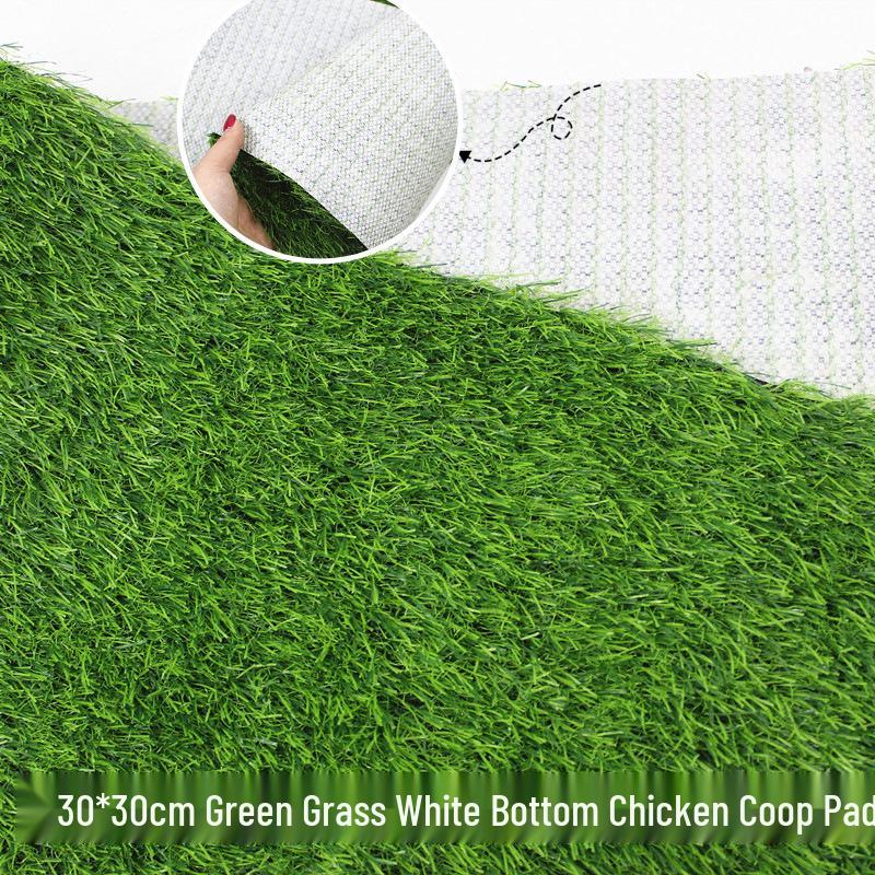 Легко моющийся коврик для курятника из ТПЭ: Теплый, Прилипающий, Не осыпающийся ковер с белой основой