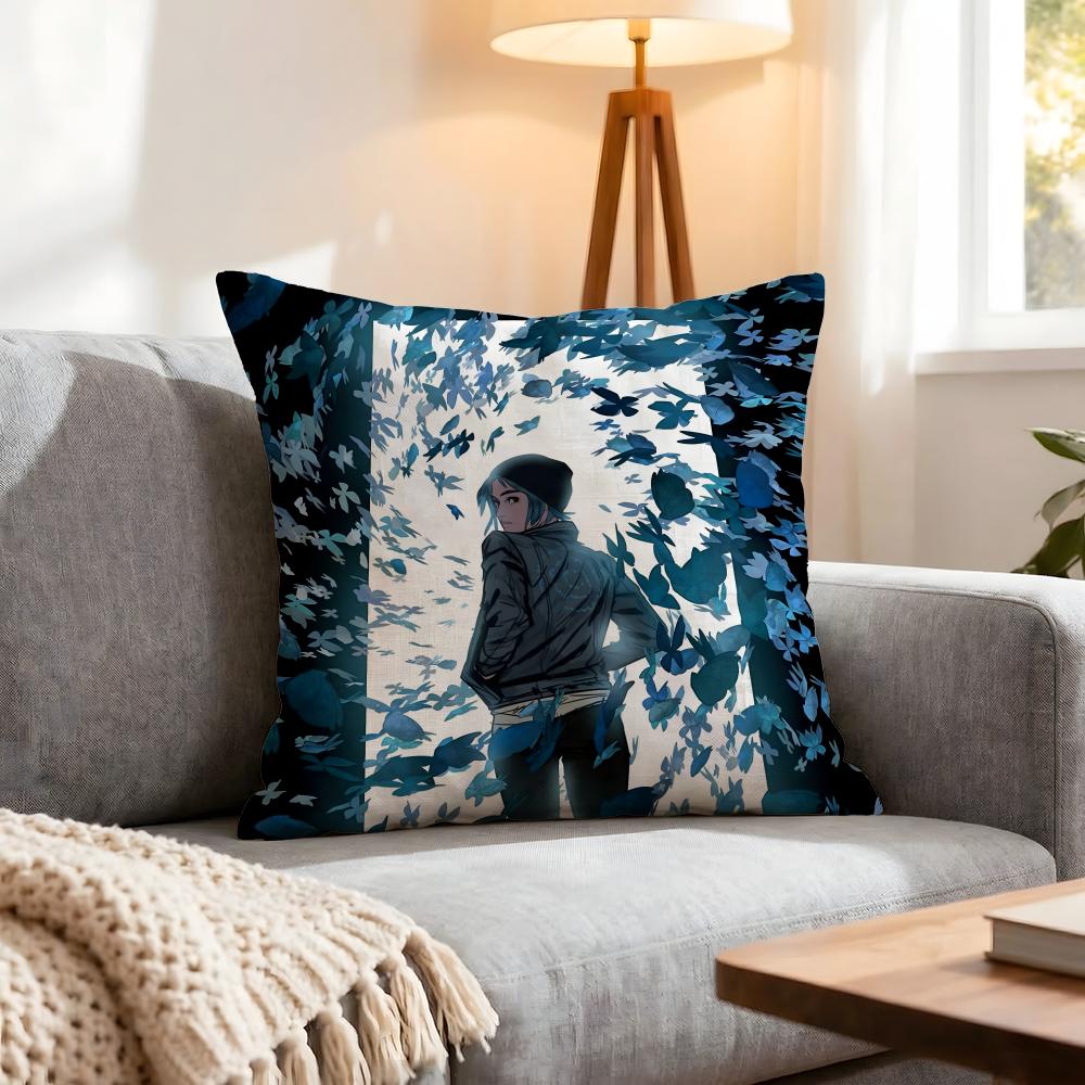 Game Life Is Strange Cushion Cover Pcs Decorative Covers Soft Cushion Case for Sofa Couch Decor x x Pillowcases