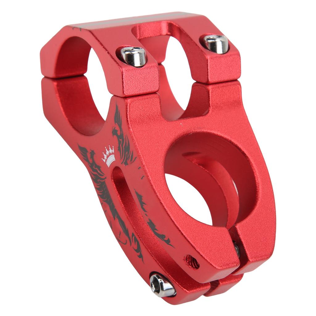 Mountain Bike Stem Lightweight Aluminum Alloy Hollow 31.8mm Curved Knife Marking Short Handlebar Stem for Cycling