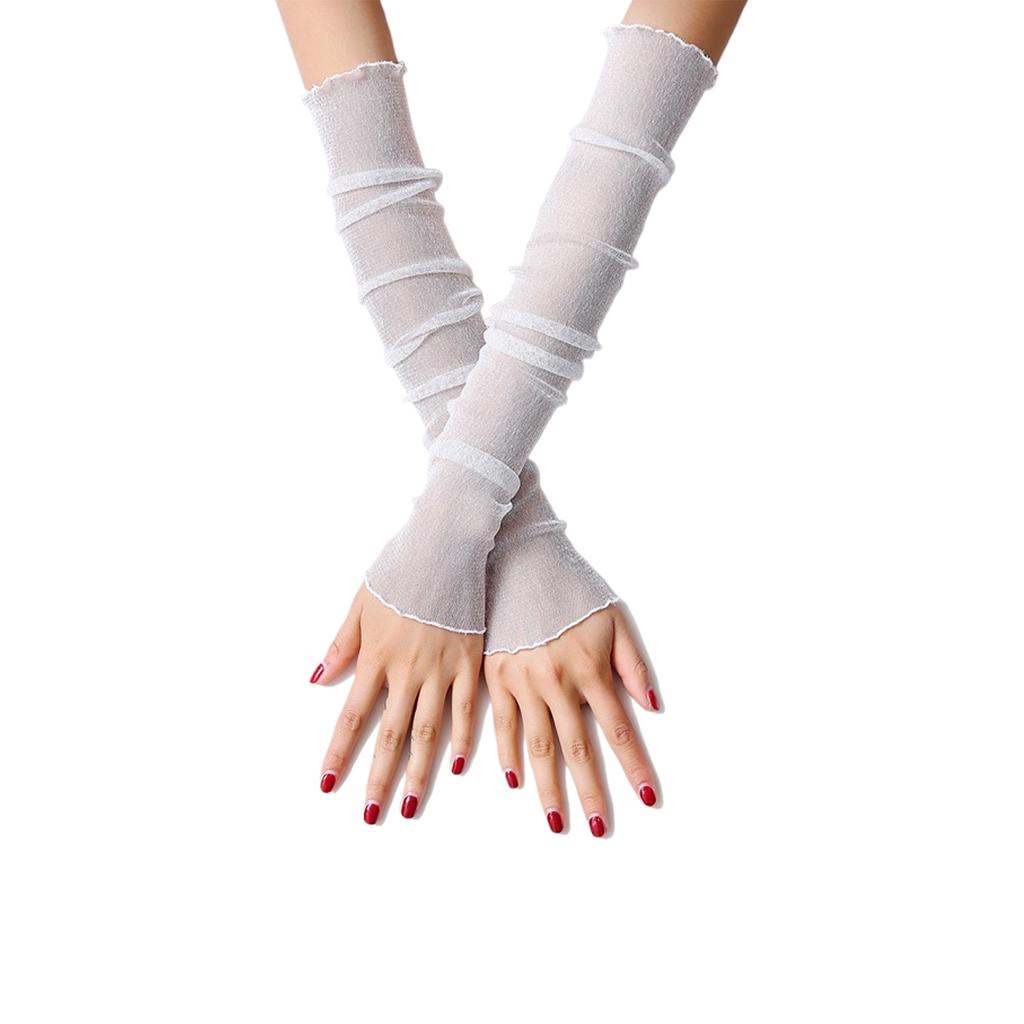 Mănuși la modă rezistente la soare pentru mâneci încălzitoare confortabile, mâneci plasă pentru brațe, mâneci de soare, vară