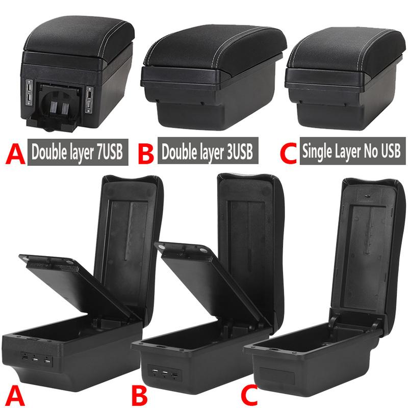For Nissan Note Armrest Box For Nissan NOTE Car Armrest Interior Details Retrofit Parts Car Accessories Storage Box Ashtray