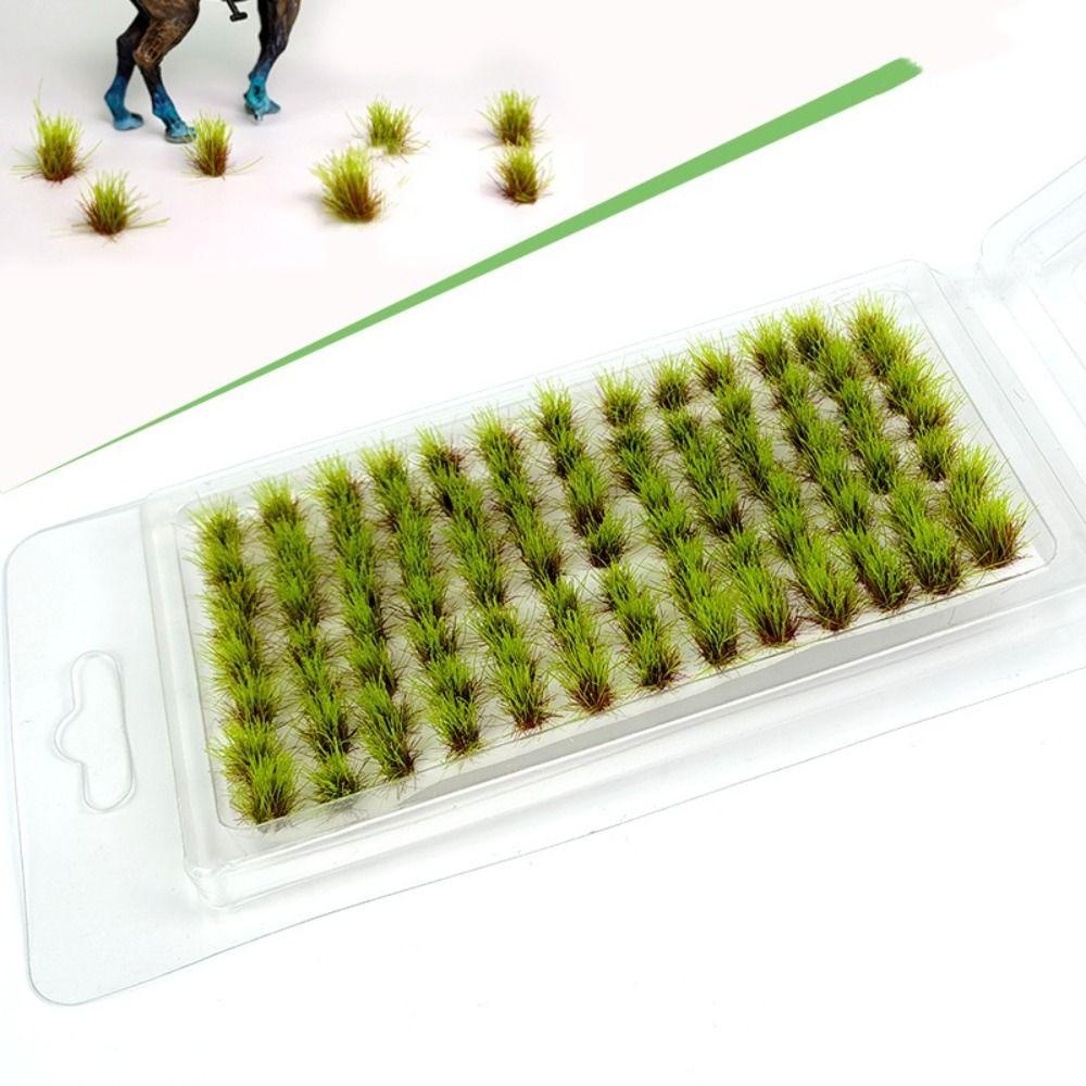 Static Scenery Grass Tuft Model Terrain Model Kit Simulation Miniature Grass Cluster 5Mm/8Mm Bushes Model Static Grass Tuft