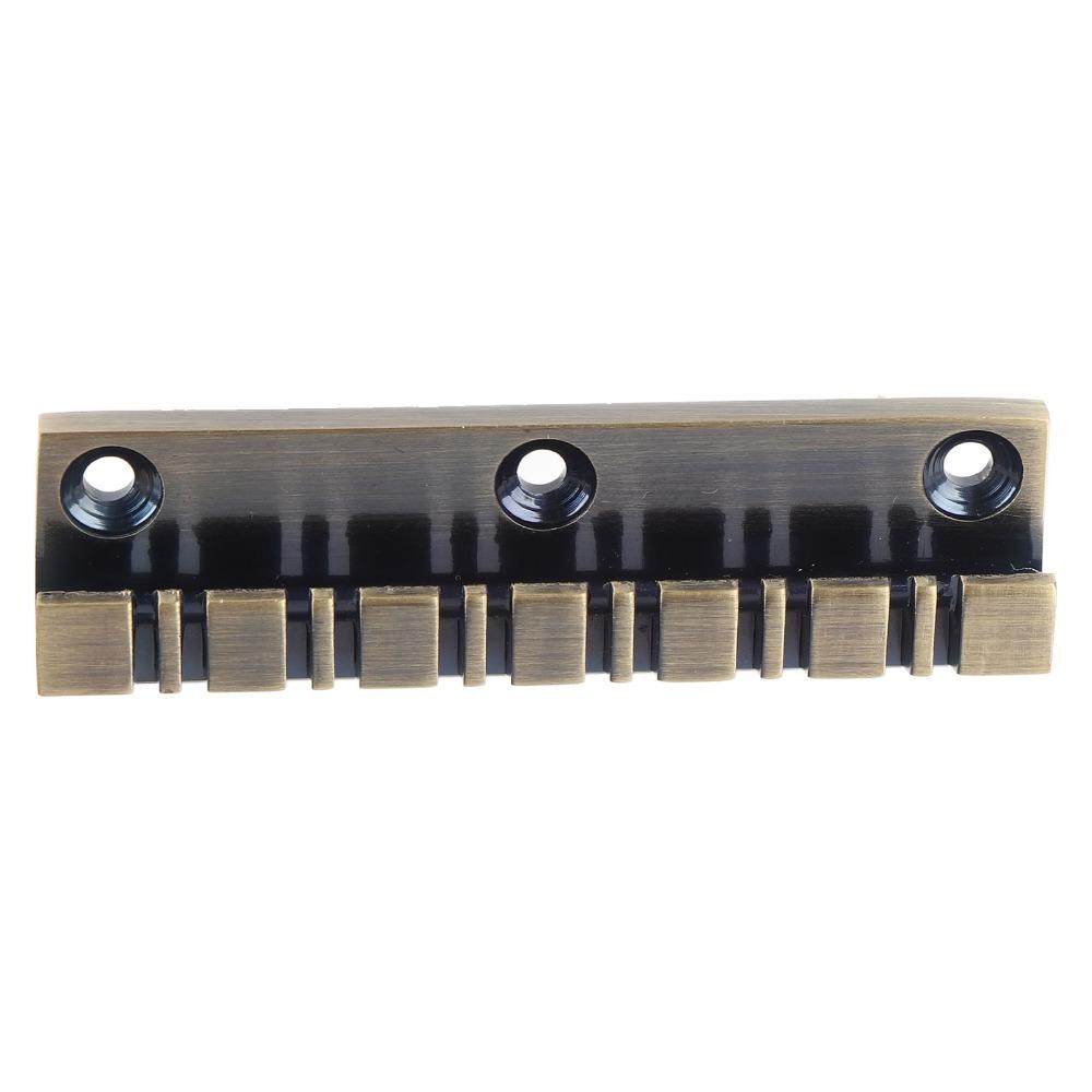 Bronze Farbe 12 Saiten Gitarrenbrücke Gitarrenbrücke Ersatz Für 12 Saiten Elektrische Gitarren