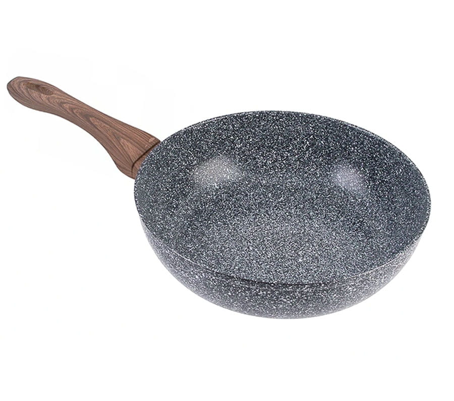 Patelnia Wok 24cm KINGHOFF Granit Wood KH-1583 1170