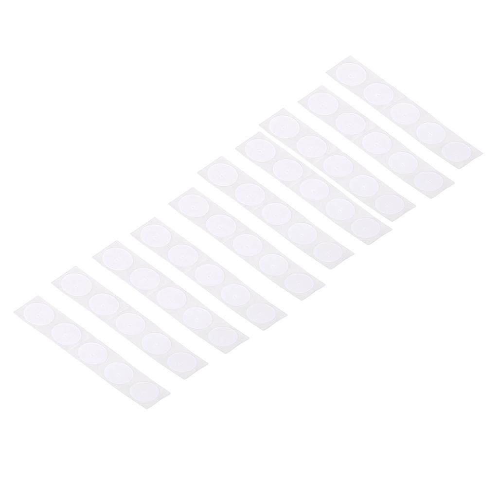 50Pcs 13.56MHz NFC RFID Sticker Tag 504 Byte Repeatable Written High Frequency IC UID Label 25mm 1in Diameter