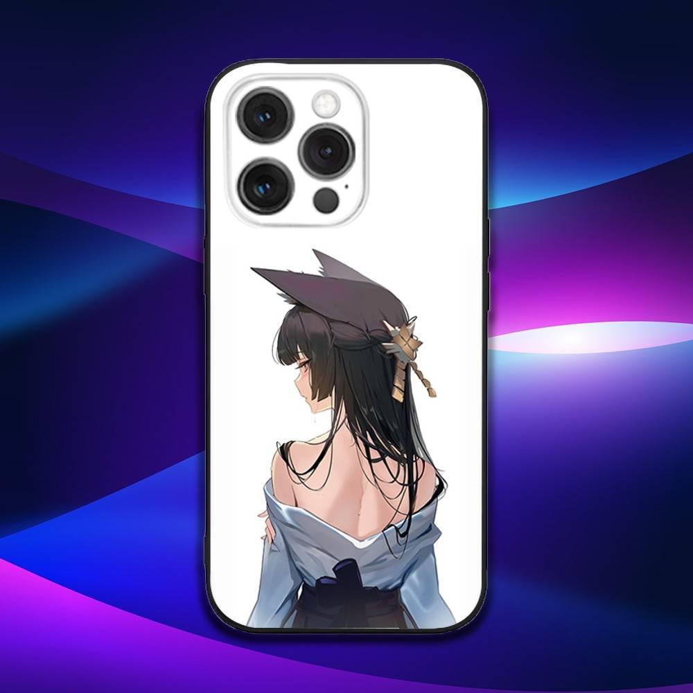 H-Hoshimi M-Miyabi ZZZ Phone Case For iPhone 16e,16,15,14,13,12,11,Pro,X,XS,Max,XR,Plus,Mini Soft Black Cover iPhone15