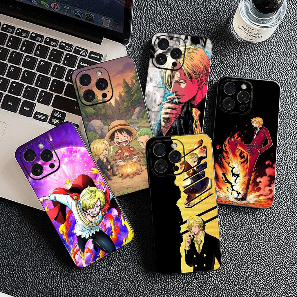 Cover for OPPO A80 A18 A16 A40 A17 A15 A38 A78 A79 A54 A57 A12 A60 5G 4G Casing Phone Case Roronoa Zoro Sanji One Piece Luffy