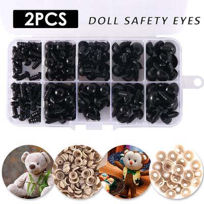 150/300/580Pack Plastic Safety Eyes For Toys Crochet Animal Eye DIY Craft Stuffed Animals Toy Bear Plush Doll Toys Accessories