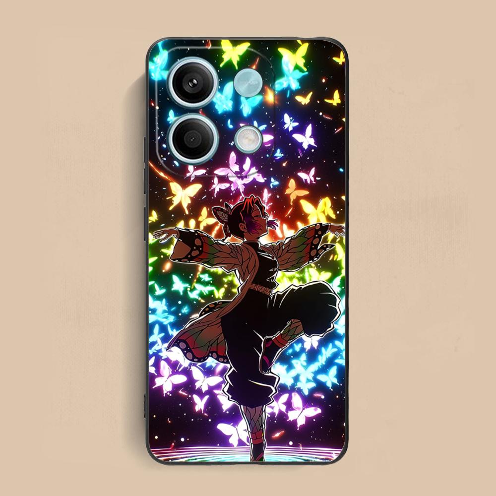 Blade Extinction Shinobu Phone Case for Xiaomi Redmi Note 14 13 12 11 S Pro Plus 4G 5G Colorful Printing Cover Cellphones Cover