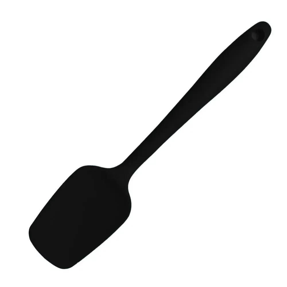 High Temp Resistant Silicone Spatula Cream Scoop Non-stick Kitchen Tool for Baking & Daily Cooking