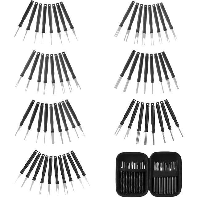 21Pcs Electrical Pin Removal Tool Kit Electrical Wire Connector Pin Release Tool, Automotive Terminal Release Kit for Household