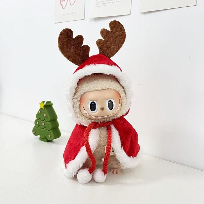 The First, Second and Third Generations of Christmas Baby Clothes Wear 17cm Pendants, and The Clothes Sit with Colored Beads Christmas Set.